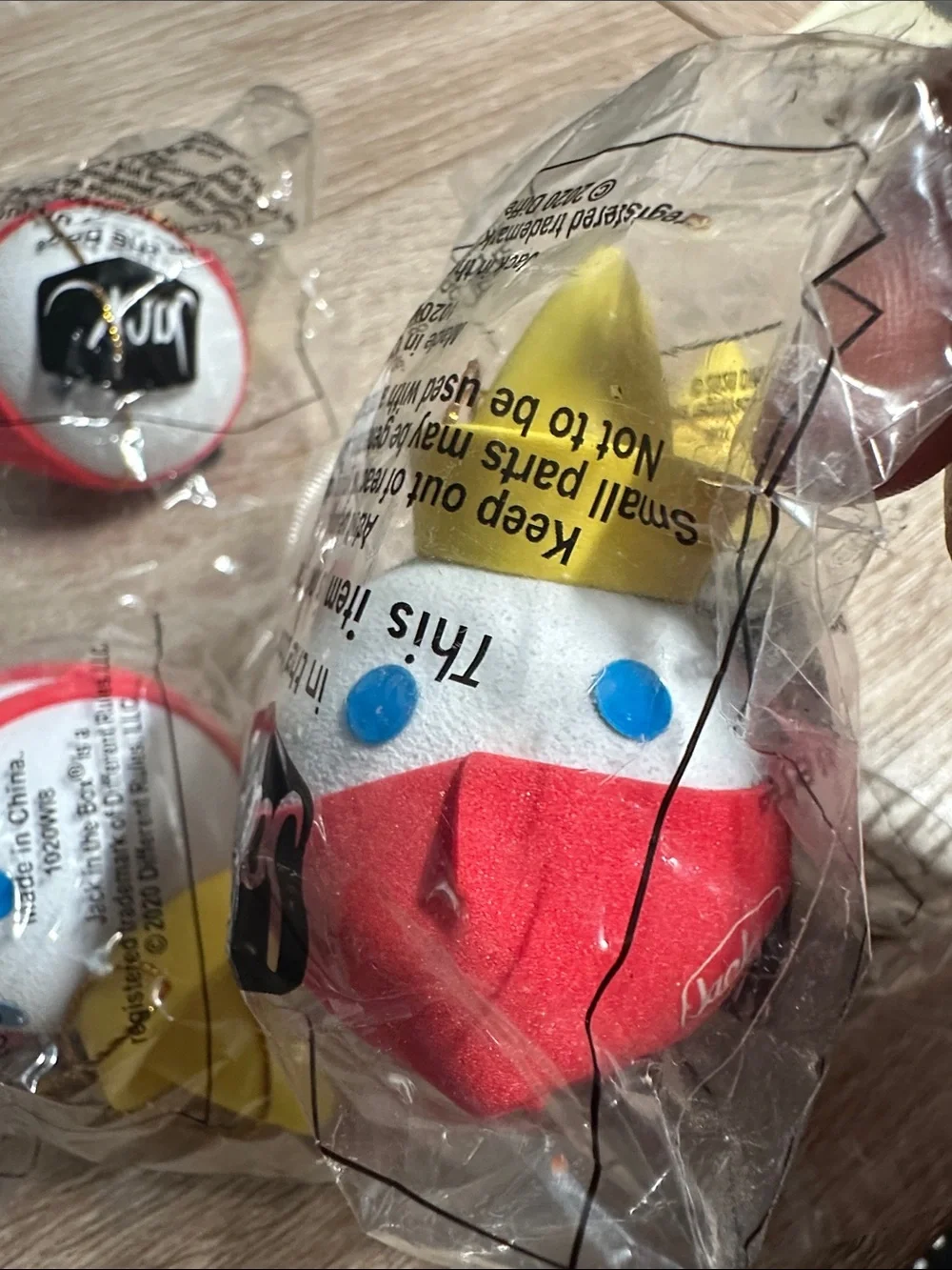 New Jack in the Box (2020) face mask antenna ball - Pack of 4